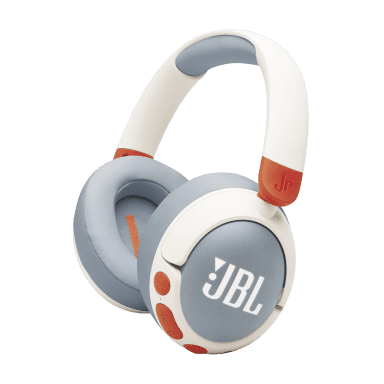 JBL Junior 470NC Casque circum-auriculaire sans fil à réduction de bruit pour enfant - Blanc