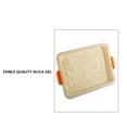 thumbnail image 4 of Bearachild Bandeja de silicona gruesa para hornear Pan Rectangular Molde a juego de colores Pastel Pudín Brownie Hojas de horno de cocina Herramientas y accesorios para hornear Verde, 4 of 6