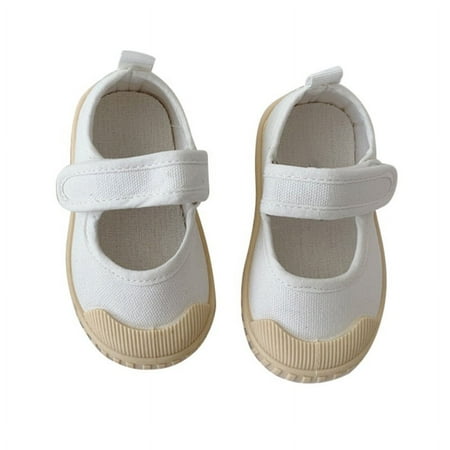 

Baby Boys Girls Rubber Soft Bottom Walking Sneakers Toddler Sole First Walkers Infant Crib Shoes