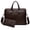 Brown, variant on 2 PCS Men's Large Capacity Business Briefcase with Purse, Waterproof 14 Inch Laptop Shoulder Handbag Gift for Men Women