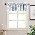 thumbnail image 4 of Ocean Beach Theme Window Valance Curtain,Starfish Seashells Coral, Decorative Curtain Valance for Kitchen Bedroom Decor with Rod Pocket, 4 of 5