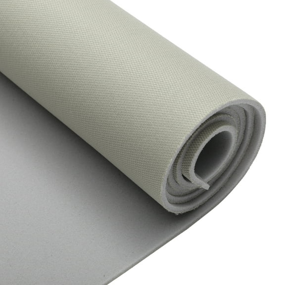 Unique Bargains Headliner Fabric 79" L x 60" W for Car RV SUV Automotive Interior Trim DIY Roof Repair Replacement Foam Backing Breathable Mesh Fabric Light Gray