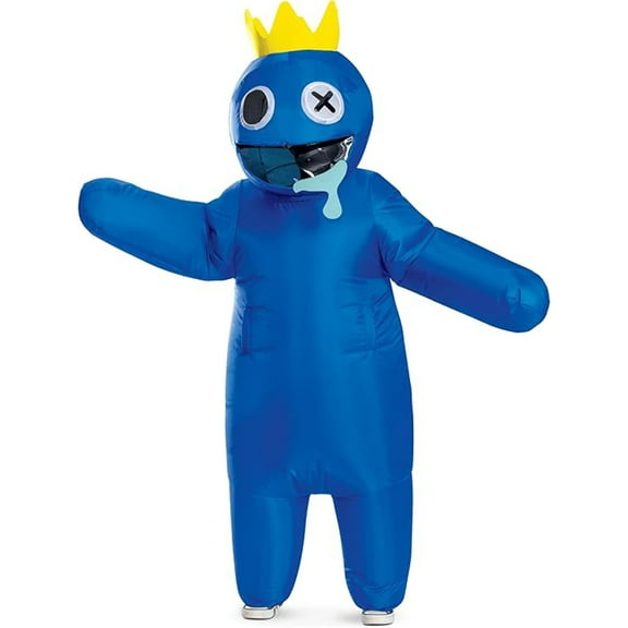 Child's Rainbow Friends Blue Inflatable Costume One Size