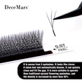 thumbnail image 4 of DeceMars 3D W-Shaped Eyelashes Extensions 3 Tip C/D Curl High Quality Idividual Lash, 4 of 5