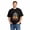 Black-94, variant on Women's Cotton T-Shirt, Sunflower Cat Cute Graphic Crew Neck Short Sleeve Tee for Spring Casual Wear