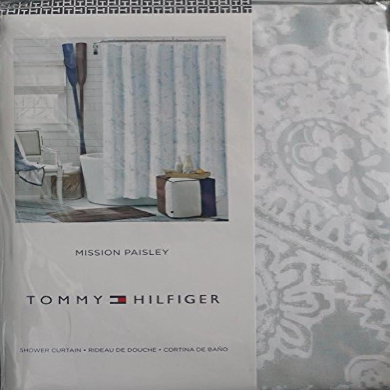Tommy Hilfiger Fabric Shower Curtain Mission Paisley Gray Com - Tommy Hilfiger Bedding Mission Paisley Tommy Hilfiger Fabric Shower Curtain Mission Paisley Gray Com - Tommy Hilfiger Bedding Mission Paisley