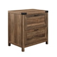 thumbnail image 6 of Walker Edison Farmhouse 2-Drawer File Cabinet, White Oak, 6 of 11