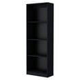thumbnail image 3 of Dtwnek 4 Tier Storage Shelves Bookcase Bookshelf, Black, 3 of 7