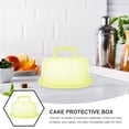 thumbnail image 3 of Portable Green Cake Carrier with Handle - Cake Storage Stand for Easy Transport and Serving, 3 of 5