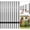 Black, variant on Fence Posts 4/5/6/7 Feet, Pack of 10, Metal Fence Poles U Post Sturdy Duty Fence Stakes Step in Post No Dig Fence Post for Garden Yard