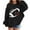 Black, variant on LUOGENLI Girls Hoodies Size 10-12 Zip up Black Boy Girl Hoodie Long Sleeve Soft Sweatshirt Graphic Hoody Kids Cute Pullovers Top Clothes Girls Hoodies 10-12 Years Old White 3-4 Years