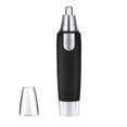 thumbnail image 2 of Nose Hair Trimmer for Men and Women，Professional Painless Clean Nasal， Ear & Facial Hair Electric Trimmer，Battary-Operated Eyebrow Clipper，Dual Edge Blades for Easy Cleansing Black, 2 of 5