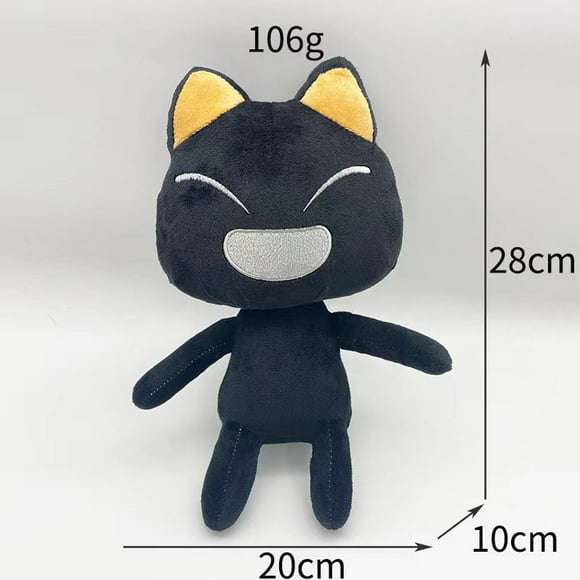 Peluche Chat Kawaii Toro Inoue 28 cm Jouet en Peluche Doux Anime Dessin Animé Animal Poupée Décorations de Chambre Enfants Cadeau d'Anniversaire Noël