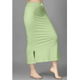 thumbnail image 5 of Trendmalls Lycra Spendex Saree Shapewear Petticoat for Women-P01-Pale Green, 5 of 6