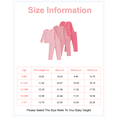 thumbnail image 2 of 6 Months Baby Girls Clothes 12 Months Girls 3 Pack Fall Winter Outfits Set Infant Girl Long Sleeve Top Pants 6PCS Clothing Set Pink, 2 of 6