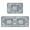 Blue, variant on AIOE 2-Piece Distressed Blue Persian Medallion Anti-Fatigue Kitchen Mat Set, Non-Slip Cushioned Vintage Style Kitchen Rugs, Stain-Resistant for Laundry Room & Farmhouse Decor 17"x47"+17"x29.5"
