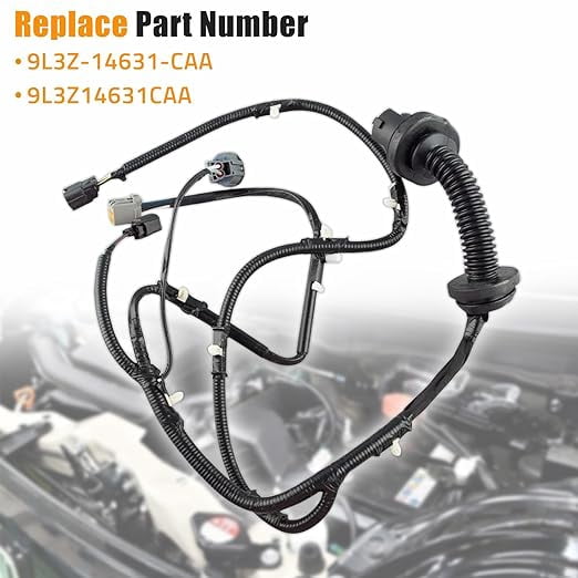 Door Jumper Wire Assembly Fits for 2009 2010 2011 2012 2013 2014 F150 Crew Cab Rear Passenger Side Replace 9L3Z-14630-CAA AL3T-14632-DD 9L3T-14632-JCA
