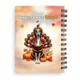 thumbnail image 2 of Happy Thanksgiving Whippet Turkey Costume Pumpkins Autumn Leaves Spiral Bound Journal Dog Lover 5x7in Spiral Notebook - 13014, 2 of 5