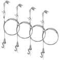 thumbnail image 1 of SUTENGDA 4 Ensembles de Crochets pour Cadre Photo Diy Corde de Suspension Robuste avec Crochet, 1 of 8