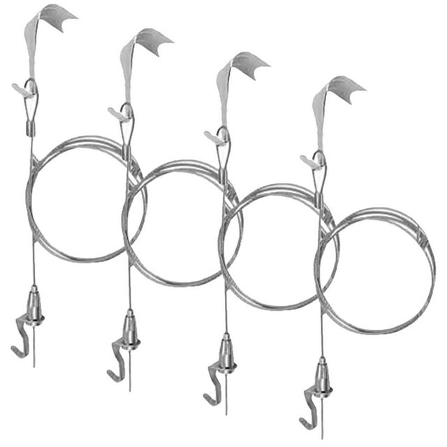 SUTENGDA 4 Ensembles de Crochets pour Cadre Photo Diy Corde de Suspension Robuste avec Crochet