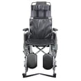 thumbnail image 2 of Silla de ruedas reclinable ligera Karman Healthcare KN-880-E de 22,7 kg con reposapiernas elevables extraíbles, cromada, asiento de 45,7 x 40,6 cm, 2 of 2