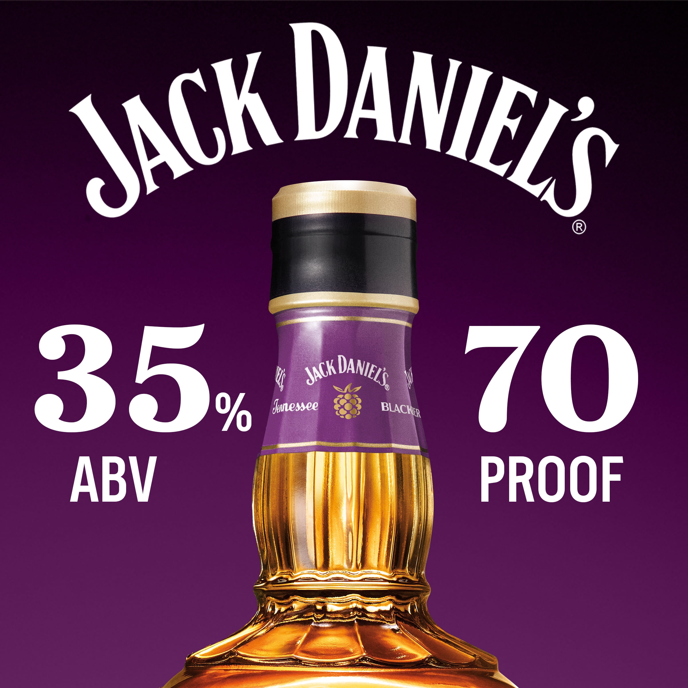 Jack Daniel's Tennessee Blackberry Whiskey Specialty, 750 ml
