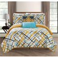 thumbnail image 1 of Chic Home BQS19073-US 4 Piece Marty Reversible Quilt Set - Multi Color, Twin & Twin XL Size, 1 of 1