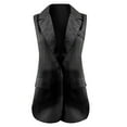 thumbnail image 4 of Meichang Womens Sleeveless Blazer Jackets Casual Open Front Cardigan Single Button Vests Dressy Lapel Collar Outwear with Pockets, 4 of 6