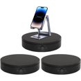 thumbnail image 1 of ComXim Rotating Display Stand Easy to Switch Direction, Adjustable Speed, Used for Product Display, Jewelry, Shoes Shooting and Display (4.53inch/Black/(3PCS per pack)), 1 of 6