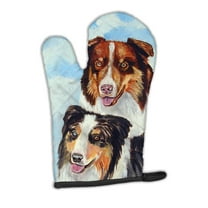 Australian Shepherd What a pair Oven Mitt