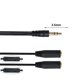 thumbnail image 3 of 2 in 1 Headphone Splitter Cable Line 3.5mm Male to 2 Female Port with Adjustable Vol for Music Sharing, 3 of 4