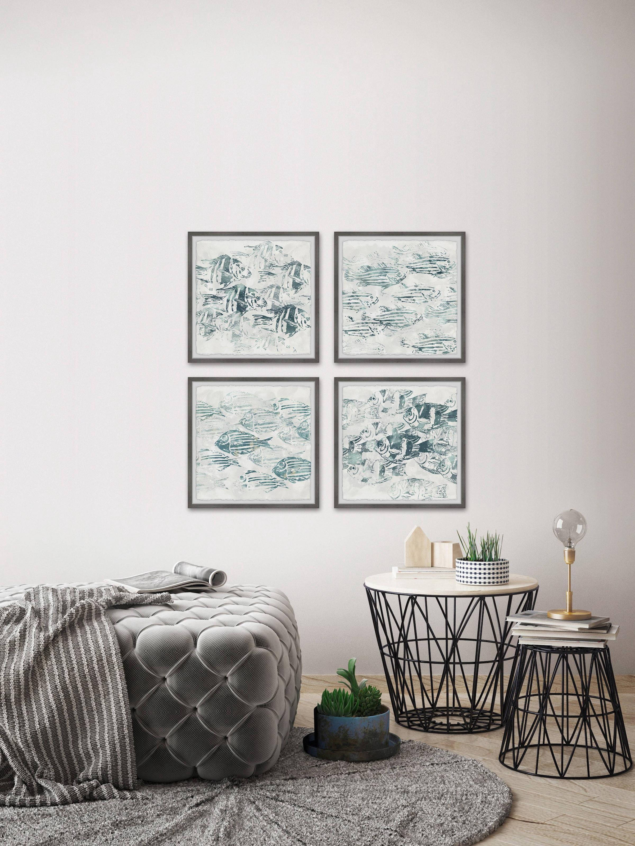 Marmont Hill Sealife Batik X Quadriptych