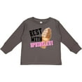 thumbnail image 3 of Inktastic Best with Sprinkles Ice Cream Twist Cone Boys or Girls Long Sleeve Toddler T-Shirt, 3 of 5
