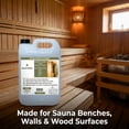 thumbnail image 2 of Sauna Cleaner | 1.32 Gallons (5L/169 Fl Oz) | Professional-Grade Sauna Wood & Surface Cleaner | Removes Sweat, Oils & Grime | Biodegradable | Citric Scent, 2 of 9