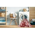 thumbnail image 2 of Ahgly Company Machine Washable Indoor Round Transitional Deep Rose Pink Area Rugs, 7' Round, 2 of 7