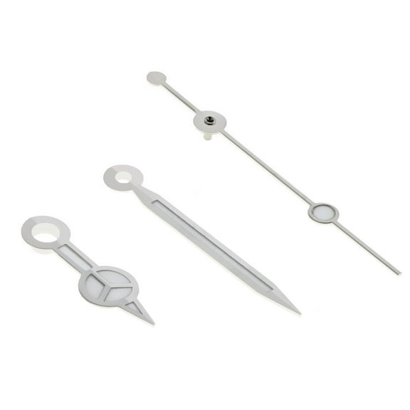 SUBMARINER WATCH HAND FOR ROLEX ETA 2824-2,2834-2,2836-2,2874 SILVER GREEN LUME