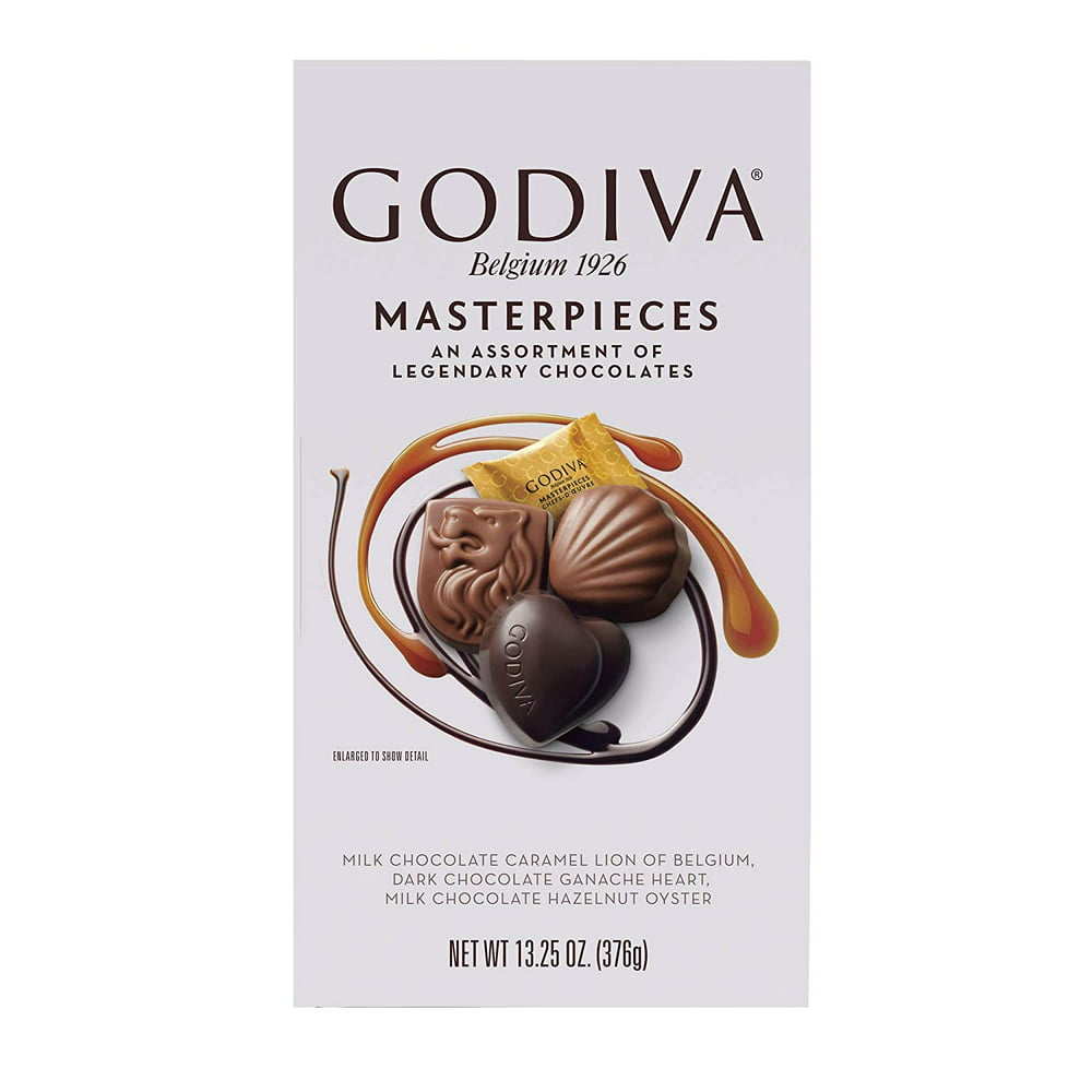 Godiva Masterpieces Assortment Of Legendary Chocolate 1325 Oz