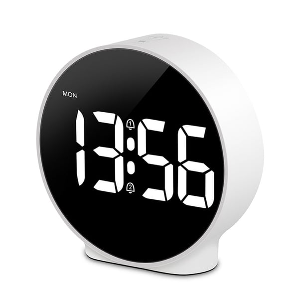 Reloj despertador digital con 5 modos, despertador inteligente, repetición de 5 minutos para adolescentes, niñas y adultos