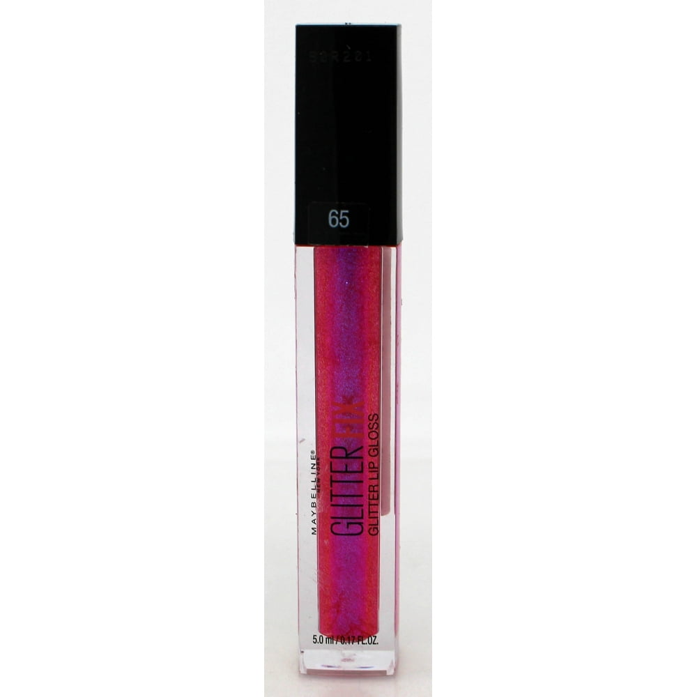 Maybelline Glitter Fix Glitter Lip Gloss 65 Pink Smoke 0.17 Ounce