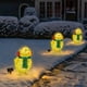 thumbnail image 2 of Bufanda, Luces Decorativas, Pollito Amarillo, Escultura Plana De Jardín, Adornos De Pollito Para Patio De Césped, Decoraciones Navideñas Navideñas Yuarrent HA040338-01, 2 of 6