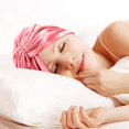 thumbnail image 4 of Adjustable Silk Satin Hair Bonnet for Sleeping - Double Layer Hair Wrap Sleep Cap Turban for Men and Women - Ideal for Curly and Straight Hair Long and Large Braids, 4 of 6