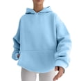 thumbnail image 4 of IMENGL Hoodies oversized sweatshirts pullover, Blue L, Size M-XL, 4 of 8