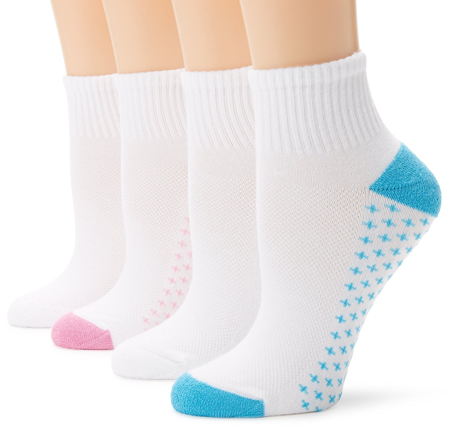 Hanes Hanes Women's Fit Comfort Collection Ankle Sock 4 Pack