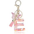 thumbnail image 2 of Porte-clés Lettre A-Z Pendentif Papillon à Franges Porte-Clés, 2 of 3