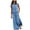 Blue, variant on Ketyyh-chn99 Maxi Dresses for Women 2024 Skirts for Women Clothes Loose V Neck Cotton Linen T-Shirt Casual Oversized Top Blouse Dress sundresses Summer Purple,L