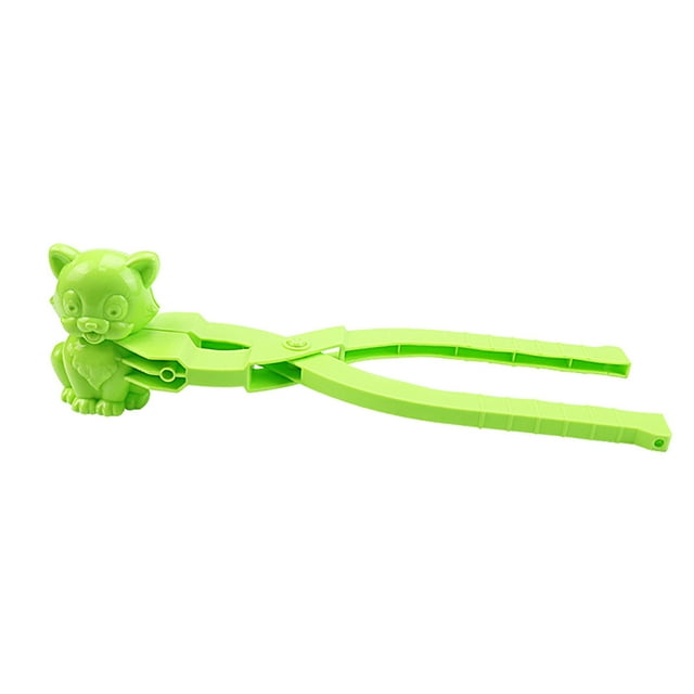 Outdoor Cat-Shaped Snowball Maker Clip, Quick Easy Use, Durable Plastic, Also for Sand/Mud, Fun Winter Toy for Kids