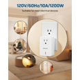 thumbnail image 4 of DEWENWILS Remote Control Outlet Wireless Wall Mounted Light Switch, Electrical Plug in on Off Power Switch for Lamp, No Wiring, Ex, 4 of 7