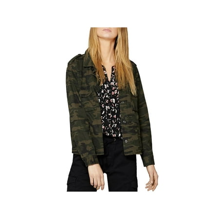 - Sanctuary Womens In The Fray Fall Camouflage Military Jacket