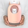 thumbnail image 4 of Mini humidificador de aire adorable alimentado por USB, rociador de niebla de aire para mesita de noche de bajo ruido, dormitorio en casa Jumpingount HA5232-01, 4 of 6