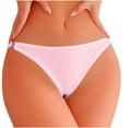 thumbnail image 6 of JUSLIO Womens Underwear Comfortable Briefs Breathable Soft Mesh Panties Pink L, 6 of 9